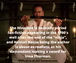 The Ninpiden - As Legitimate as a Kill Bill Hattori Hanzo Blade