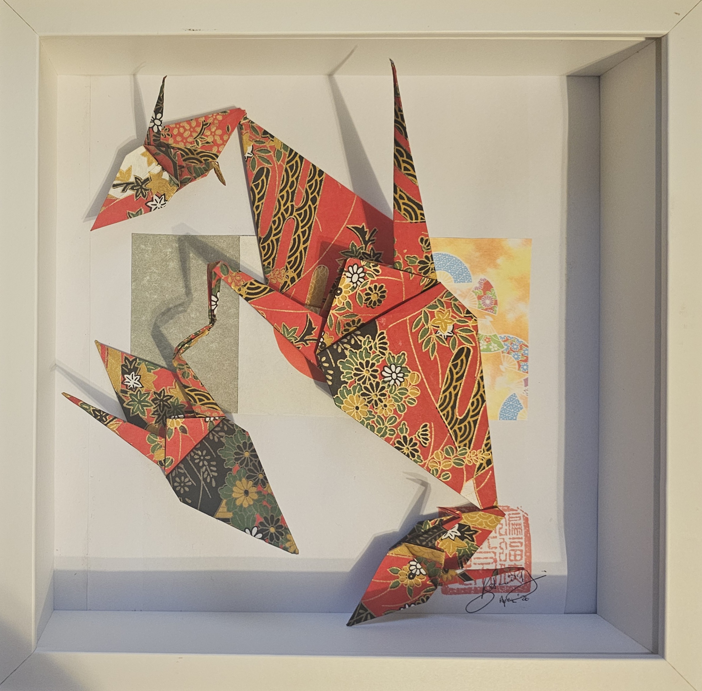Origami Cranes for Ueda Sensei