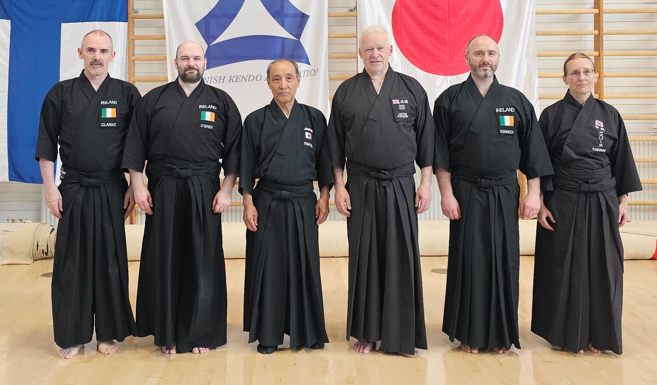 Oshita Sensei, Me and Myoken Dojo