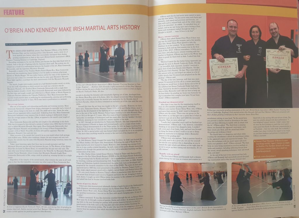 Jodo Grading Article Spread