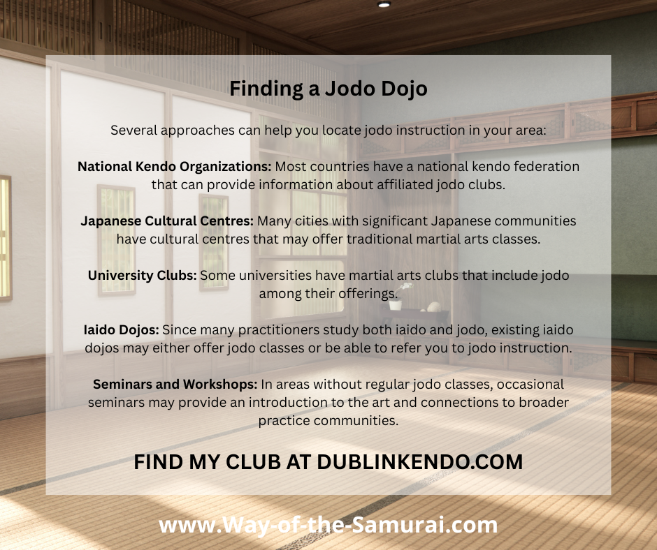 Finding a Jodo Dojo
